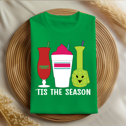 Classic New Orleans Drinks Shirt | Daiquiri, Hand Grenade, & Hurricane Design | 'Tis The Season