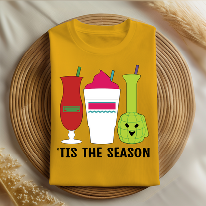 Classic New Orleans Drinks Shirt | Daiquiri, Hand Grenade, & Hurricane Design | 'Tis The Season