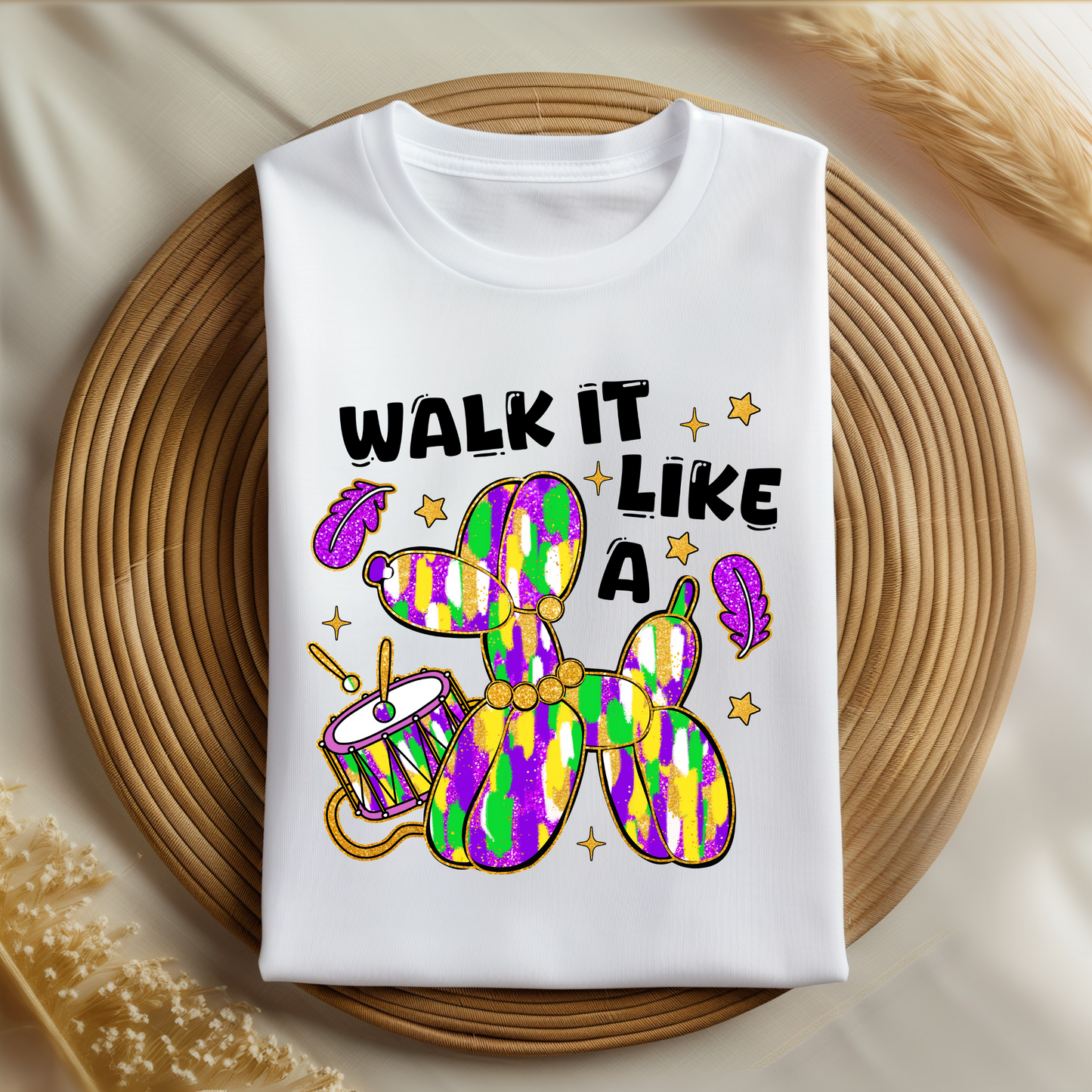 Walk It Like a Dog Mardi Gras shirt| Funny New Orleans Parade shirt| Carnival Season Apparel